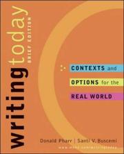 Cover of: Writing Today by Donald Pharr, Santi V. Buscemi