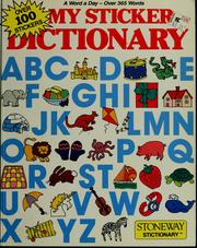 Cover of: My sticker dictionary. by 