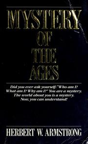 Cover of: Mystery of the ages by Herbert W. Armstrong
