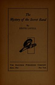Cover of: The mystery of the secret band.