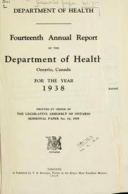 Cover of: ONTARIO SESSIONAL PAPERS. by Ontario. Legislative Assembly.