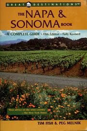 Cover of: The Napa & Sonoma book by Timothy Fish