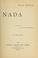 Cover of: Nada