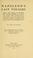 Cover of: Napoleon's last voyages