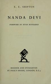 Cover of: Nanda Devi
