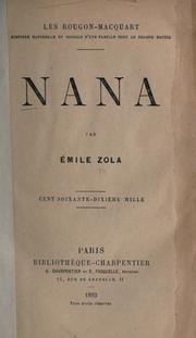 Cover of: Nana by Émile Zola