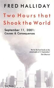 Cover of: Two Hours That Shook the World: September 11, 2001:  Causes and Consequences