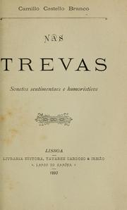 Cover of: Nas trevas: sonetos sentimentaes e humoristicos