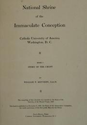 Cover of: National Shrine of the Immaculate Conception, Catholic University of America, Washington, D.C.
