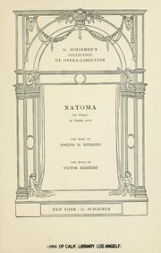 Cover of: Natoma by Victor Herbert