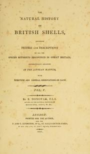 Cover of: The natural history of British shells by Edward Donovan