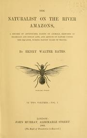 Cover of: The naturalist on the River Amazons by Henry Walter Bates