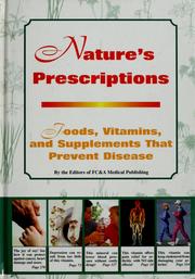 Cover of: Nature's prescriptions by 