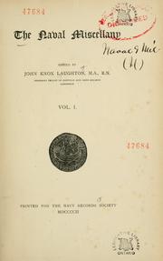 Cover of: The Naval miscellany