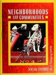 Cover of: Neighborhoods and communities.