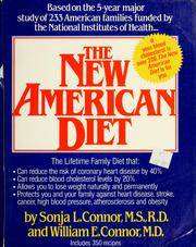 Cover of: The new American diet by Sonja L. Connor
