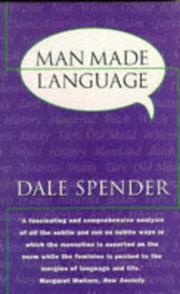 Cover of: Man-Made Language by Dale Spender, Dale Spender