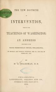 The new doctrine of intervention by Boardman, Henry Augustus