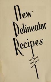 Cover of: New Delineator recipes.