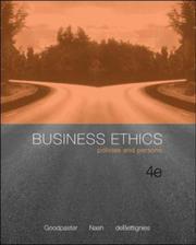 Cover of: Business Ethics by Kenneth E. Goodpaster, Laura L. Nash, Henri-Claude de Bettignies