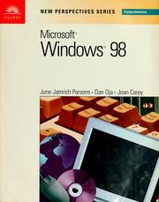 Cover of: New perspectives on Microsoft Windows 98