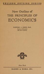 Cover of: New outline of the principles of economics.
