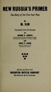 Cover of: New Russia's primer by M. Ilʹin