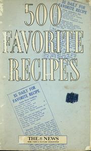Cover of: The News offers 500 favorite recipes