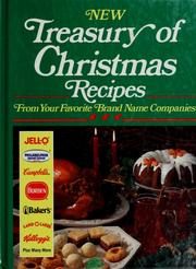 Cover of: New Treasury of Christmas Recipes by 