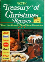 Cover of: New Treasury of Christmas Recipes: From Your Favorite Brand Name Companies