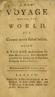 Cover of: A new voyage round the world, by a course never sailed before. by Daniel Defoe