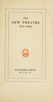 Cover of: New Theatre, New York.