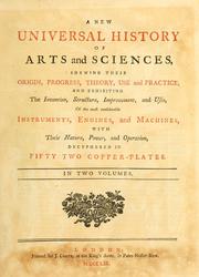 Cover of: A new universal history of arts and sciences by 