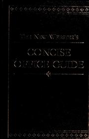 Cover of: The new Webster's concise office guide