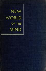 Cover of: New world of the mind.