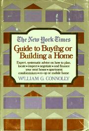 Cover of: The New York times guide to buying or building a home