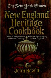 Cover of: The New York times New England heritage cookbook by Jean Hewitt