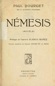 Cover of: Némesis by Paul Bourget
