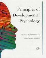 Cover of: Principles Of Developmental Psychology by Geo Butterworth