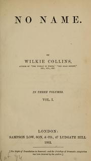 Cover of: No name by Wilkie Collins