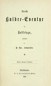 Cover of: Norske huldre-eventyr og folkesagn