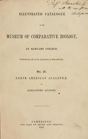 Cover of: North American Acalephæ