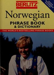 Cover of: Norwegian phrase book & dictionary.
