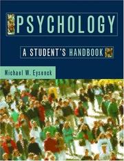 Cover of: Psychology: A Student's Handbook
