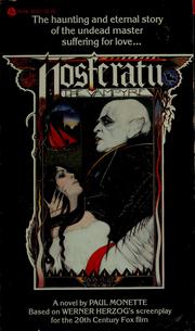 Cover of: Nosferatu: The Vampyre