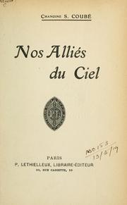 Cover of: Nos alliés du ciel.