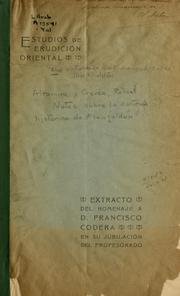 Cover of: Notas sobre la doctrina histórica de Abenjaldún by Rafael Altamira