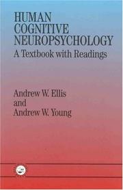Human cognitive neuropsychology by Andrew W. Ellis
