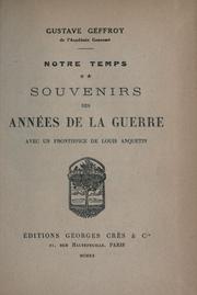 Cover of: Notre temps.
