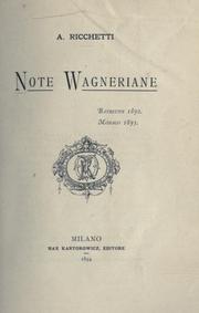 Note Wagneriane